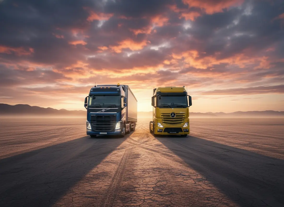 کشنده ی بنز آکتروس1851 و ولوو FH540