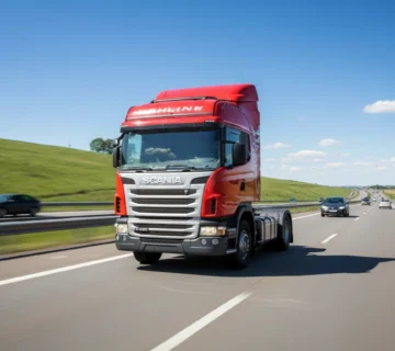 کشنده اسکانیا G380 در جاده
