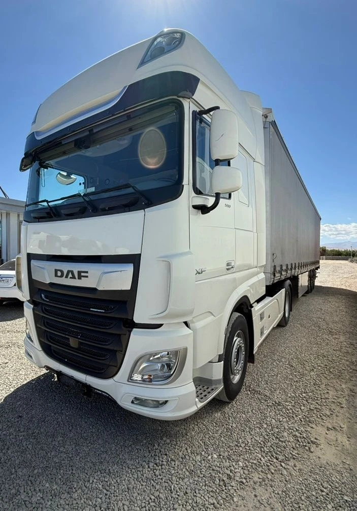 کشنده داف XF 480 مدل 2018 بدون رنگ با رینگ استیل