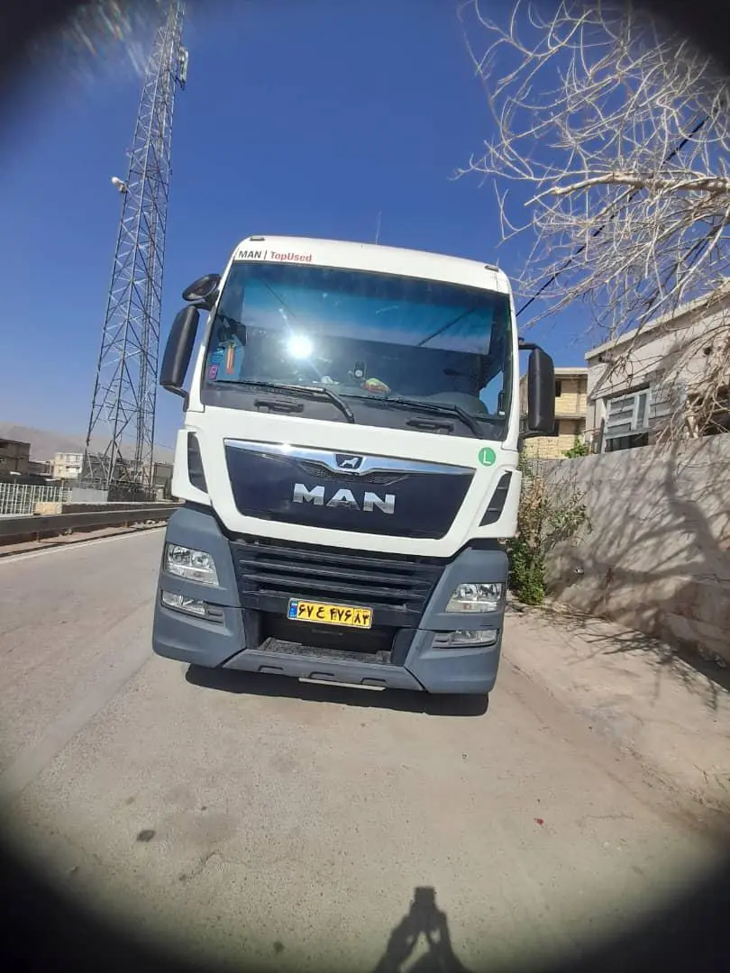 نمای کامل کشنده مان TGX 510 مدل 2020، بدون فلاپ و اینتاردر گیربکس