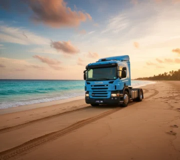 کامیون اسکانیا P340 با کاربری باری یا کمپرسی