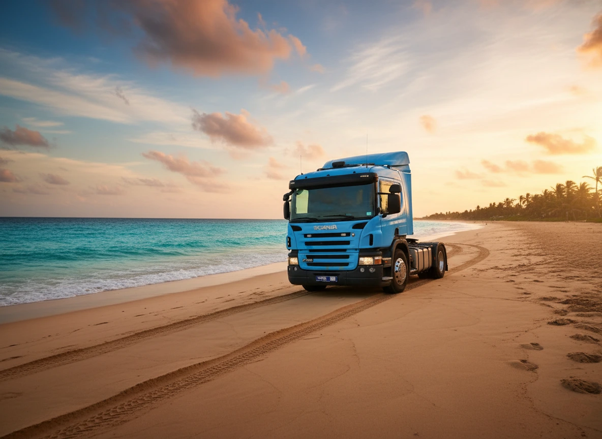 کامیون اسکانیا P340 با کاربری باری یا کمپرسی