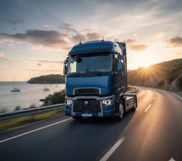 تصویر کشنده رنو T480 در جاده