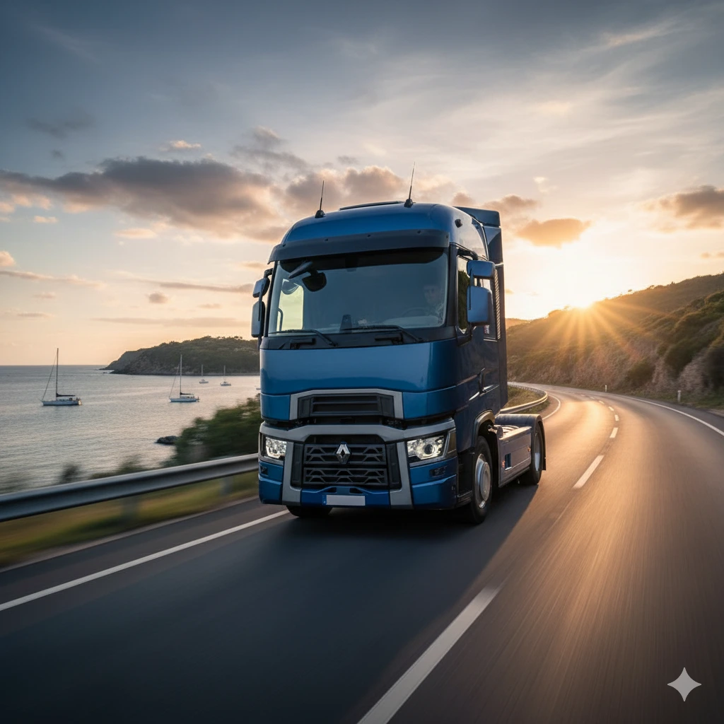 تصویر کشنده رنو T480 در جاده