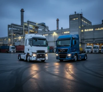 کشنده‌های مان TGX 500 و رنو T 520