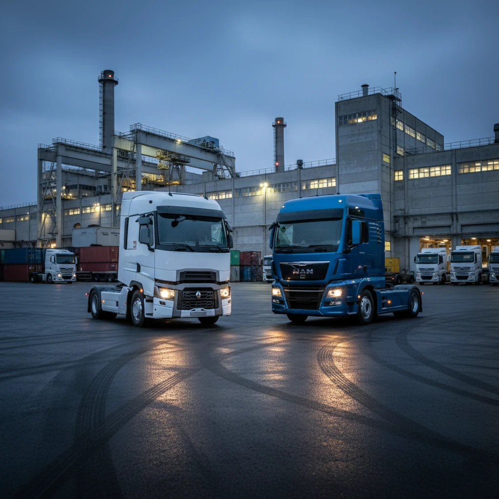 کشنده‌های مان TGX 500 و رنو T 520