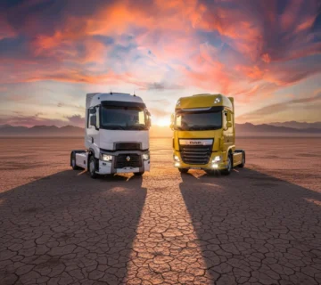 کشنده داف XF 530 (هلندی) و رنو T 520 (فرانسوی)