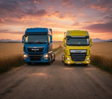 کشنده های مان TGX 500 و داف XF 530