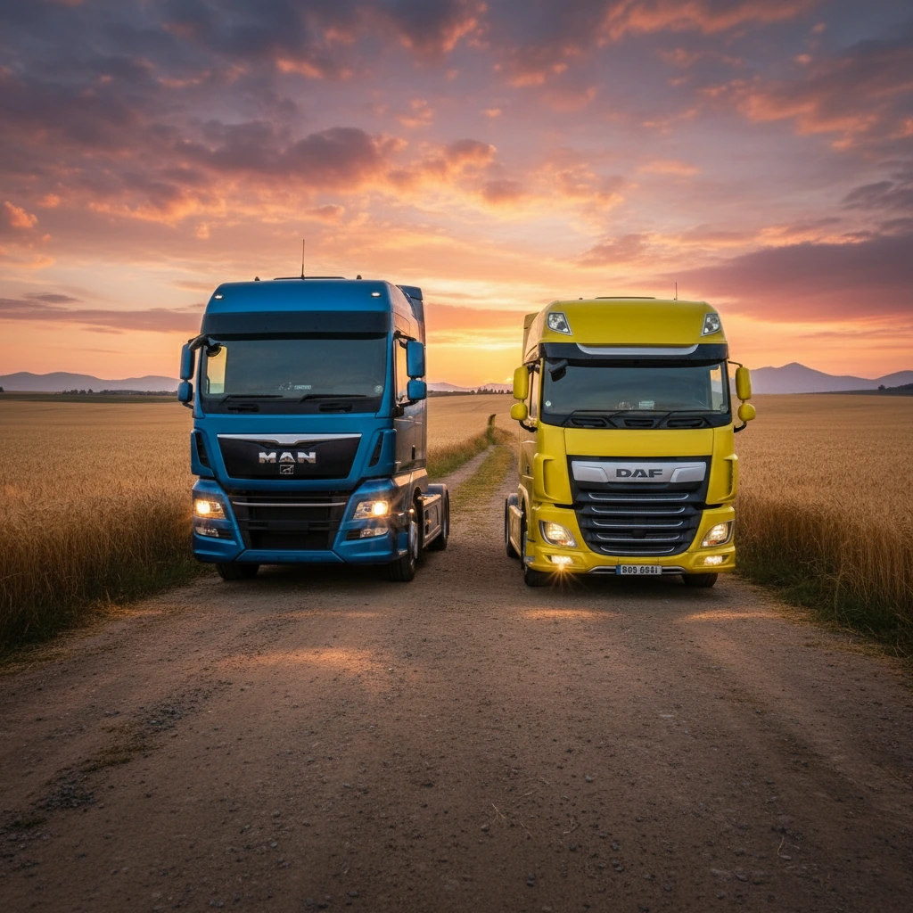 کشنده های مان TGX 500 و داف XF 530