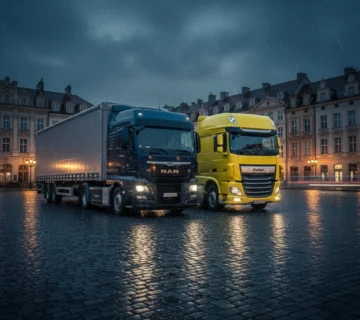 کشنده‌های مان TGX 510 و داف XF 530