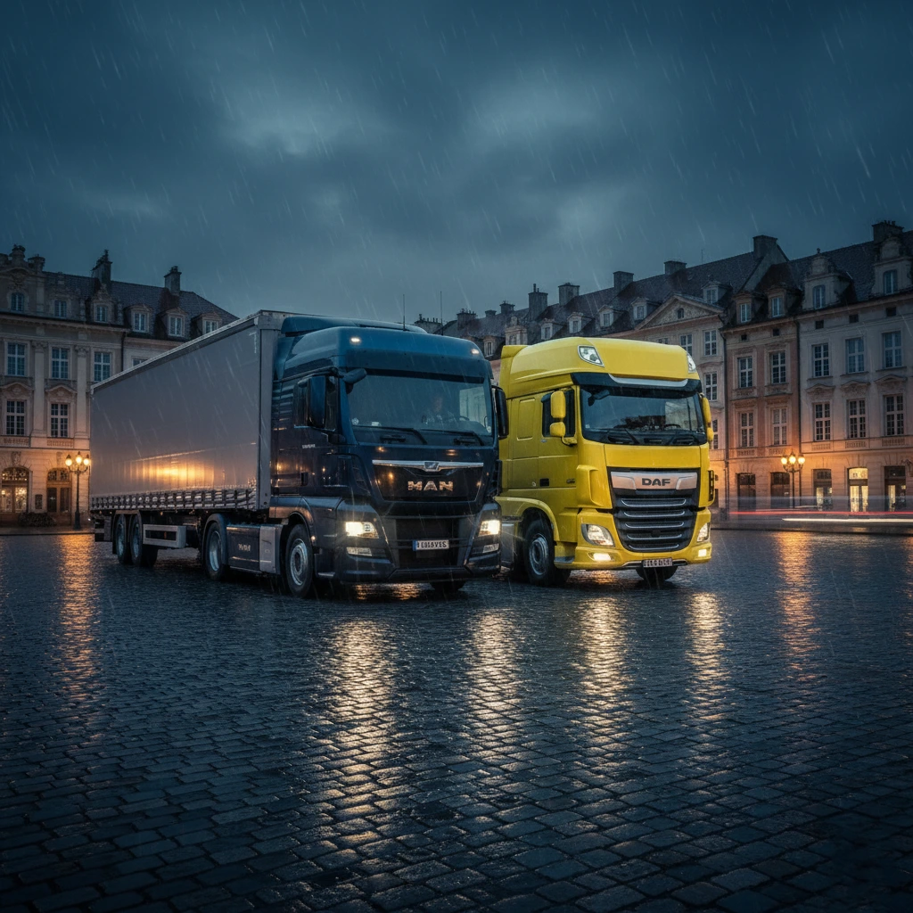 کشنده‌های مان TGX 510 و داف XF 530