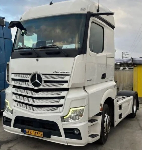 کشنده بنز آکتروس 1845 مدل 2020 بدون رنگ با رینگ استیل