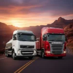 کشنده ی اسکانیا R420 و ولوو FH440